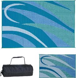 Picture of Ming'S Mark Inc GB3-BLU/GRN 8x16 Patiomat Blu/grn Graphic