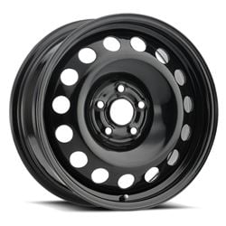 Picture of Vision Wheel SW60-7665B39 Black Snow Series 17x6.5 Inch 5-4.5 (5-114.3) Bolt Pattern Wheel