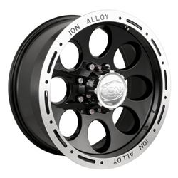 Picture of ION Alloy Wheels 174-5865B ION 174 GLOSS BLACK MACHINED 15X8 5-114.3 -27MM 83.82MM