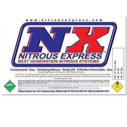 Picture of Nitrous Express 15994 Bottle Decal For 10lb Bottle