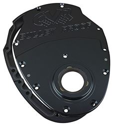 Picture of CVR Performance TC2350BK BILLET 2-PIECE TIMING COVER FOR SMALL CHEVY 90 V
