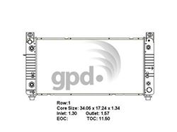 Picture of GPD 2370C GPD - Radiator - 2370c