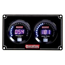 Picture of Quickcar Racing Products 67-2001 Digital 2-Gauge Panel Op/wt