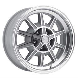 Picture of Drake Off Road LW10-70754C Styled Alloy Wheel; Size 17x7; Bolt Pattern 5x4.5 In.; Back Spacing
4.25 In.; Machined/clear Coat; 10 Spoke ;