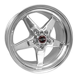 Picture of Race Star Industries 92-770547DP Race Star 92 Drag Star Polished 17x7 5x135bc4.25bs Lightning #