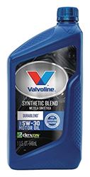 Picture of Valvoline VV291 Durablend, Synthetic Blend, 5w30, 1 Qt, Amber