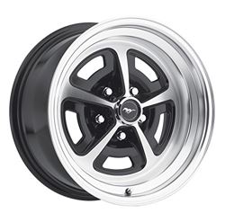 Picture of Drake Off Road LW50-50854A Legendary Magnum 500; Size 15x8; Bolt Pattern 5x4.5 In.; Back Space
4.75 In.; Gloss Black/machined;