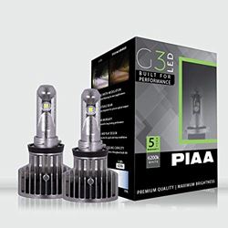Picture of PIAA 26-17411 G3 H11 Led Bulb (6200k 12/24v 23w Twin Pack), White