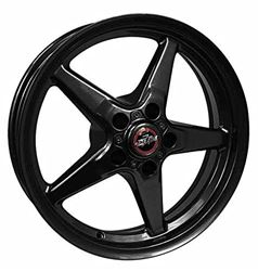 Picture of Race Star Industries 92-850445B 92 Drag Star Bracket Racer 18x5 5x115bc 2.00bs Gloss Black Wheel