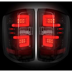 Picture of Recon 264297BK 16-17 Silverado 1500/2500/3500 Oled Tail Lights - Smoke