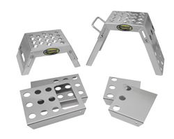 Picture of Motorsport Products 99-2011 Mini Moto Starting Blocks Silver Pair