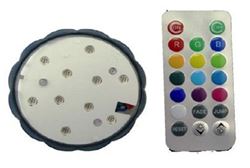 Picture of RV LIGHTING INC WPL-01 Waterproof Puck Light With A Ir Remote Control
