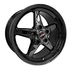 Picture of Race Star Industries 92-745245B 92 Drag Star 17x4.50 5x4.75bc 2.25bs Direct Drill Gloss Black Wheel