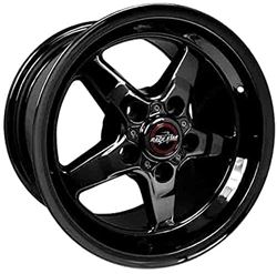 Picture of Race Star Industries 92-510152B 92 Drag Star Bracket Racer 15x10 5x4.50bc 6.25bs Gloss Black Wheel