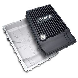 Picture of PACIFIC PERFORMANCE ENGINEERING 328053220 Heavy-Duty Cast Aluminum Shallow Transmission Pan (black)compatible With Ford 2017+ F150, 2019+ Ranger And 2018+ Mustang With 10r80 Transmission