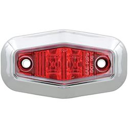 Picture of Optronics MCL13RTRS Led Mini M/c,chrome Ring Red