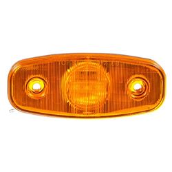 Picture of Truck-Lite 26250Y Marker Clearance Light (26 Series, Led, Yellow Rectangular, 3 Diode, P2, 2 Screw, Hardwired.180 Bullet Terminal, 12v)