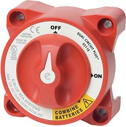 Picture of Blue Sea Systems 5511E-BSS Blue Sea 5511e E-Series Dual Circuit Plus Battery Switch