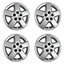 Picture of COAST TO COAST INTERNATIONAL IWC44016S New Wheel Covers Hubcaps Replacements Fits 2008 Chevrolet Malibu / 2007-2011 Chevrolet Hhr; 16 Inch; 5 Spoke; Silver Color; Plastic; Set Of 4; Lug Covers
