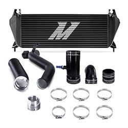 Picture of Mishimoto MMINT-RGR-19KBKBK Intercooler Kit, Fits Ford Ranger 2.3l 2019+, Black Intercooler, Black Pipes