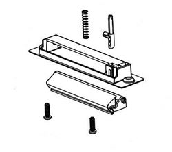 Picture of Norcold 639506 Black Standardkit-Handle Assembly Left