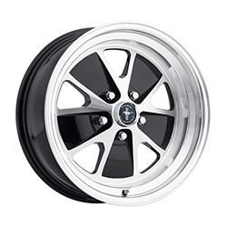 Picture of Drake Off Road LW20-70754A Styled Alloy Wheel; Size 17x7; Bolt Pattern 5x4.5 In.; Back Spacing
4.25in.; Gloss Black/machined;