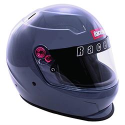 Picture of Racequip 276663 Full Face Helmet Pro20 Series Snell Sa2020 Rated Gloss Steel Medium