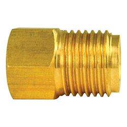 Picture of American Grease Stick BLF-25C Brass Adapter, Female(7/16-24 Inverted), Male(9/16-18 Inverted), 1/card