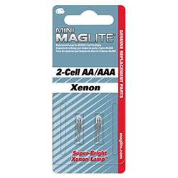 Picture of MagLite LM2A001 Replacement Lamps For 2-Cell Aa Mini Flashlight, 2-Pack