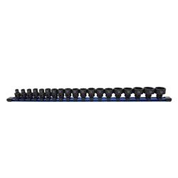 Picture of Astro Tools 78319 19pc 3/8" Drive Low Profile Nano Impact Socket Set 6-24mm No Skips