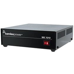Picture of Samlex SEC-1212 Samlexdesktop Switching Power Supply Input: 120 Vac, Output: 13.8 Vdc, 10 Amps Ul Approved