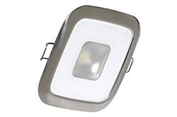 Picture of Lumitec 116118 Lightingmirage Down Light, Led, Square, Polished Housing, White Dimming, Red Non-Dimming, Blue Non-Dimming