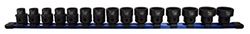 Picture of Astro Tools 78215 15 Piece 1/2" Drive Metric Nano Impact Socket Set