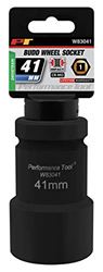Picture of Performance Tool W83041 1" Drive 41mm Metric Budd Wheel Socket Use On Isuzu, Hino, Mitsubishi Fuso & Import Trucks