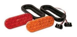 Picture of CUSTER PRODUCTS INC CPL65-R 6.5in X 2.25in Oval Red Led, 20 Leds