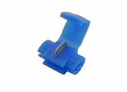 Picture of J T & T PRODUCTS 1220H 18-14 Awg, Mid-Line Tap Connectors With Stop, Blue, 6 Pcs.