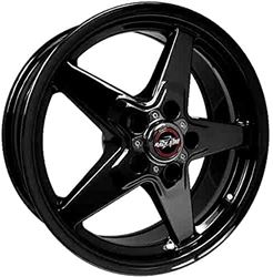 Picture of Race Star Industries 92-770247B 92 Drag Star Bracket Racer 17x7 5x4.50bc 4.25bs Gloss Black Wheel