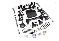 Picture of Zone Offroad C43F 2020 5" Ifs Lift Kit W/fox 2.0 Shocks