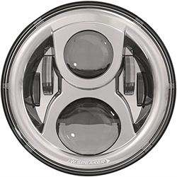Picture of J.W. Speakers 0554961 12-24v Dot Led Headlight With Chrome Inner Bezel
