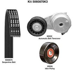 Picture of Dayco 5060875K3 Serpentine Belt Kit, Dayco