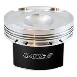 Picture of Manley 637005C-4 Manley Compatible With Ford Ecoboost Std Stroke 88mm Std Bore 9.5:1 Cr Dish Piston Set