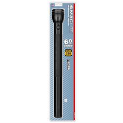 Picture of MagLite S6D016 Heavy-Duty Incandescent 6-Cell D Flashlight, Black -