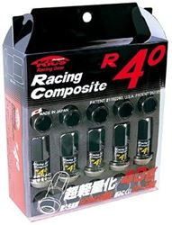 Picture of Project Kics KRC01K 12x1.50 In. R40 Lug Nuts, Black 20 Piece