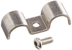 Picture of American Shifter Company ASCLC2500 1/2 Stainless Steel Double Line Clamps - Pack of 12
