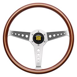 Picture of Momo CAL36WD0P Heritage California Steering Wheel Diameter: 360 Mm Grip: Mahogan