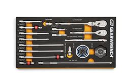 Picture of GearWrench  86520 18 Piece 1/4" 90t Ratchet & Drive Tool Set With Eva Foam Tray -