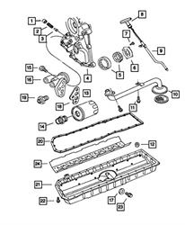 Picture of Mopar Performance 5037836AB Battery and Related Components
