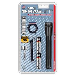 Picture of MagLite M2A01C Mini Incandescent 2-Cell Aa Flashlight Combo, Black