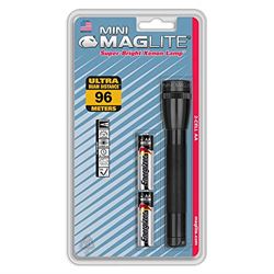 Picture of MagLite M2A016 Mini Incandescent 2-Cell Aa Flashlight, Black