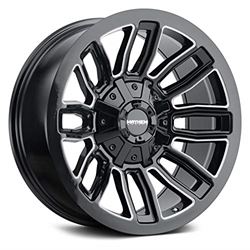 Picture of Mayhem 8108-2937BM MAYHEM DECOY 8108 GLOSS BLACK MILLED 20X9 6-135/6-139.7 0MM 106MM